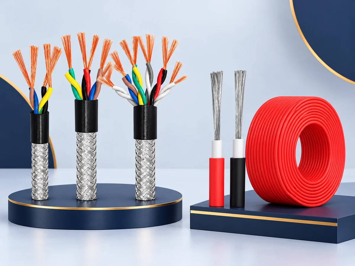 Illustrative electrical wire and cable connection families